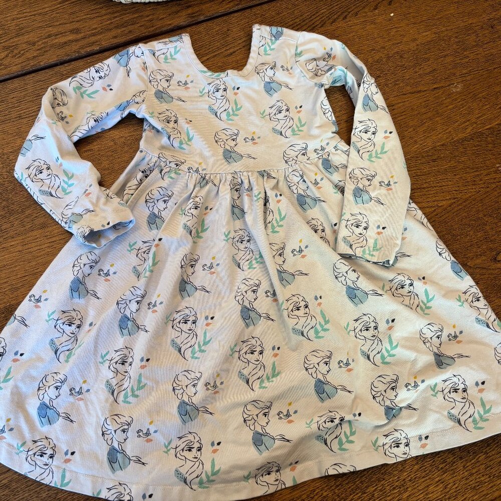 Hanna Andersson Frozen II Skater Dress 110 (US5)